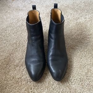 J. Crew black booties